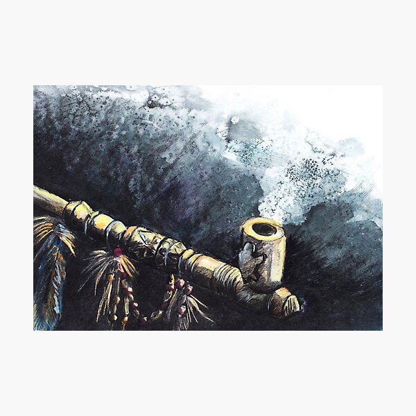 Peace-pipe Photographic Print