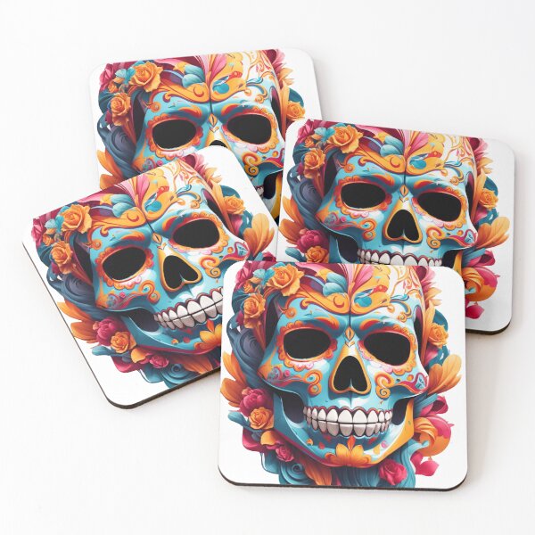 Item preview, Beautiful Halloween skull designed and sold by akanja.
