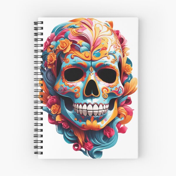 Item preview, Beautiful Halloween skull designed and sold by akanja.