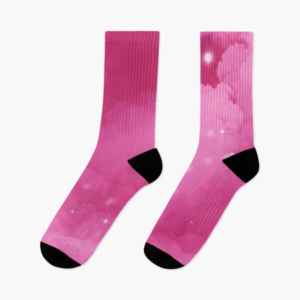 Item preview, Pink Sky Clouds and Stars  designed and sold by ArtsOfBats.