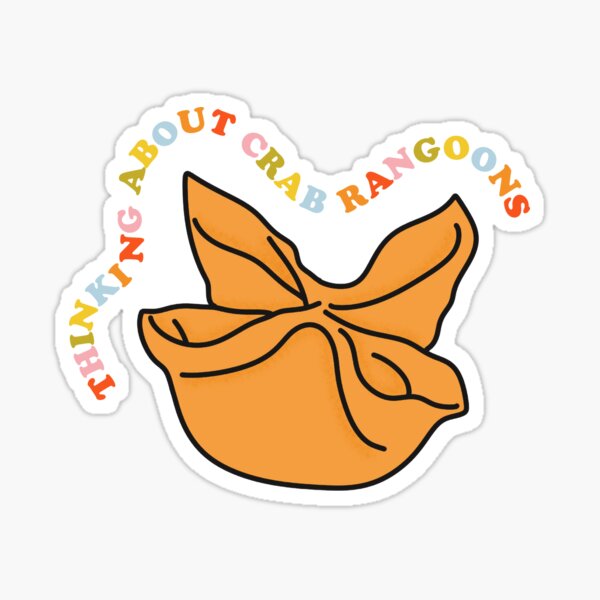 Item preview, Thinking About Crab Rangoons  designed and sold by Heather Clauson.