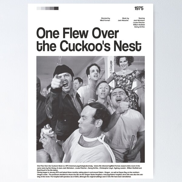 Item preview, One Flew Over the Cuckoo's Nest movie poster designed and sold by paulrommer.