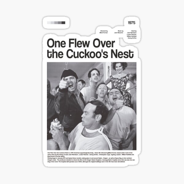 Item preview, One Flew Over the Cuckoo's Nest movie poster designed and sold by paulrommer.