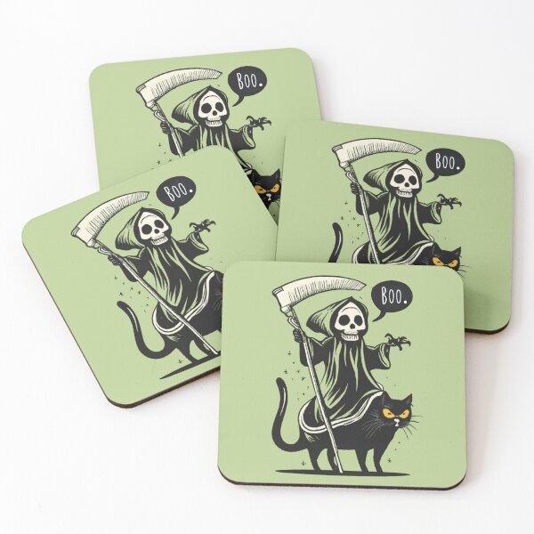 Item preview, Death Rides on a Black Cat Halloween designed and sold by brytfanna.