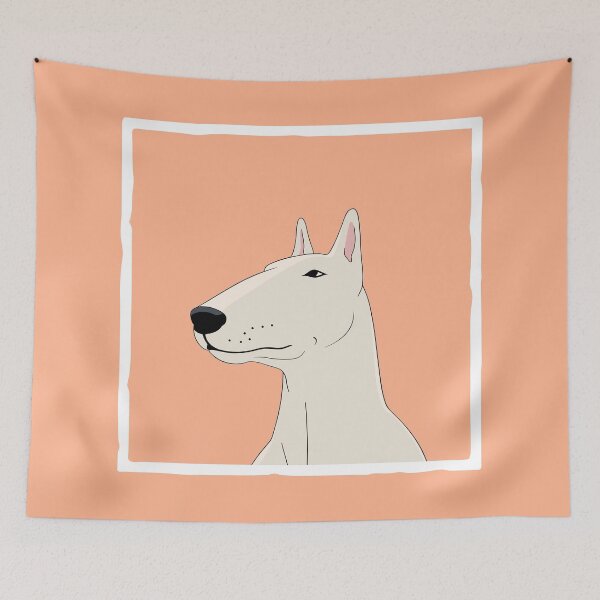 Item preview, Bull terrier face designed and sold by TheHellSong.