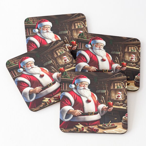 Item preview, Santa In His Workshop designed and sold by KoliBabb.