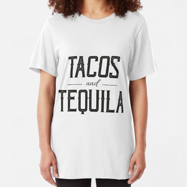 Tacos & Tequila Mexican Style Aztec Print Fun Fashion Drink T shirt