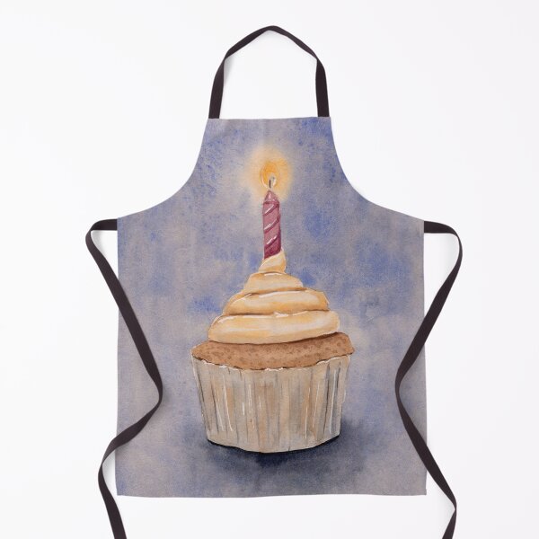 Item preview, Birthday Cupcake - Watercolour Painting designed and sold by Pattokarts.