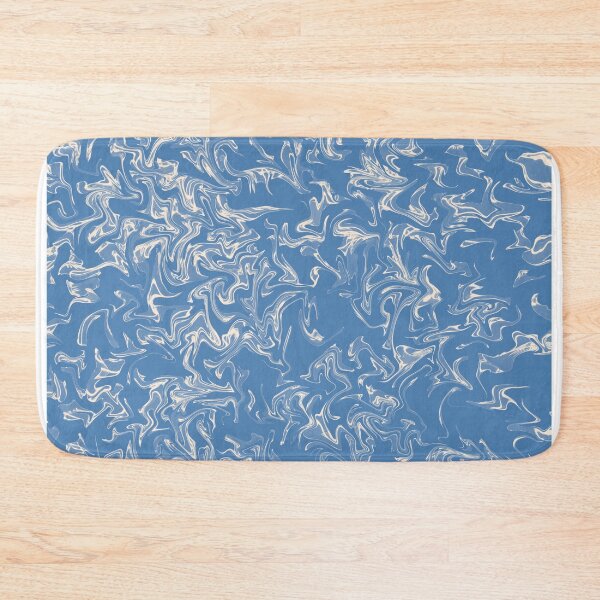 Item preview, Swirling white on blue background designed and sold by Artspoty.