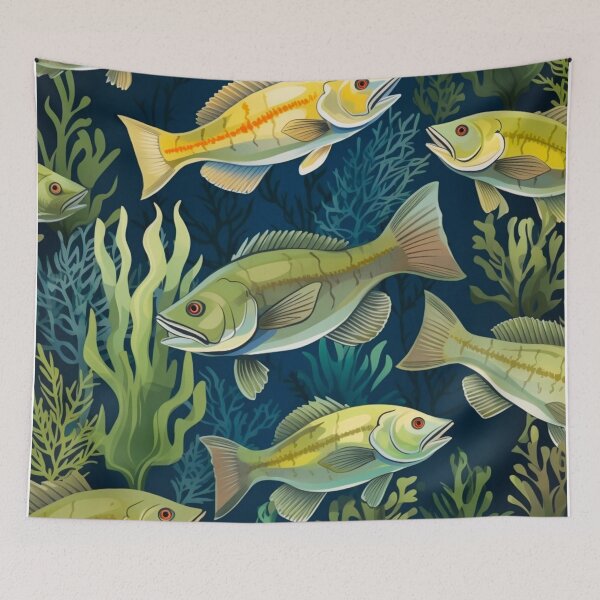 Item preview, Bass pattern designed and sold by DiveIntoDesigns.
