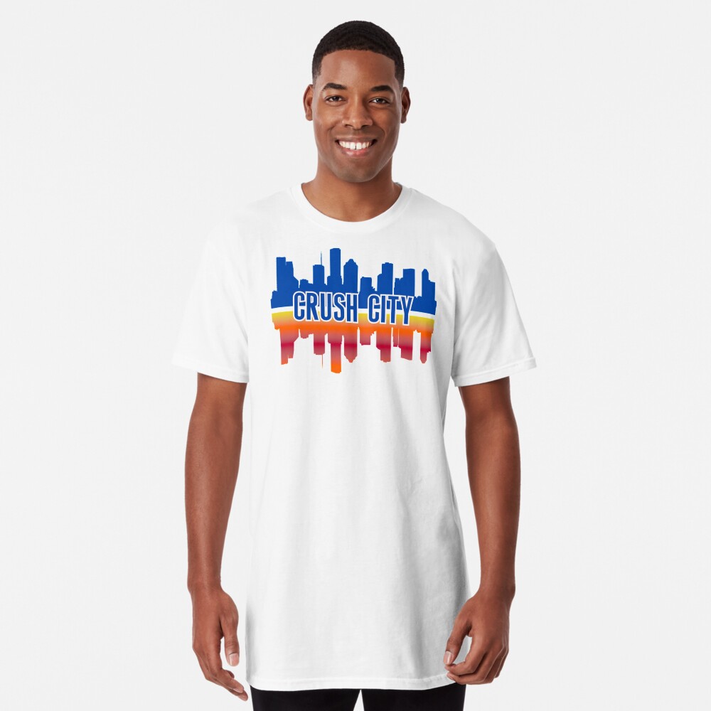 Houston Nickname Crush City Skyline | Art Board Print