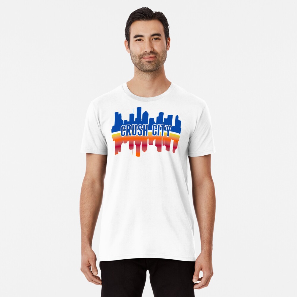 Houston Nickname Crush City Skyline | Art Board Print