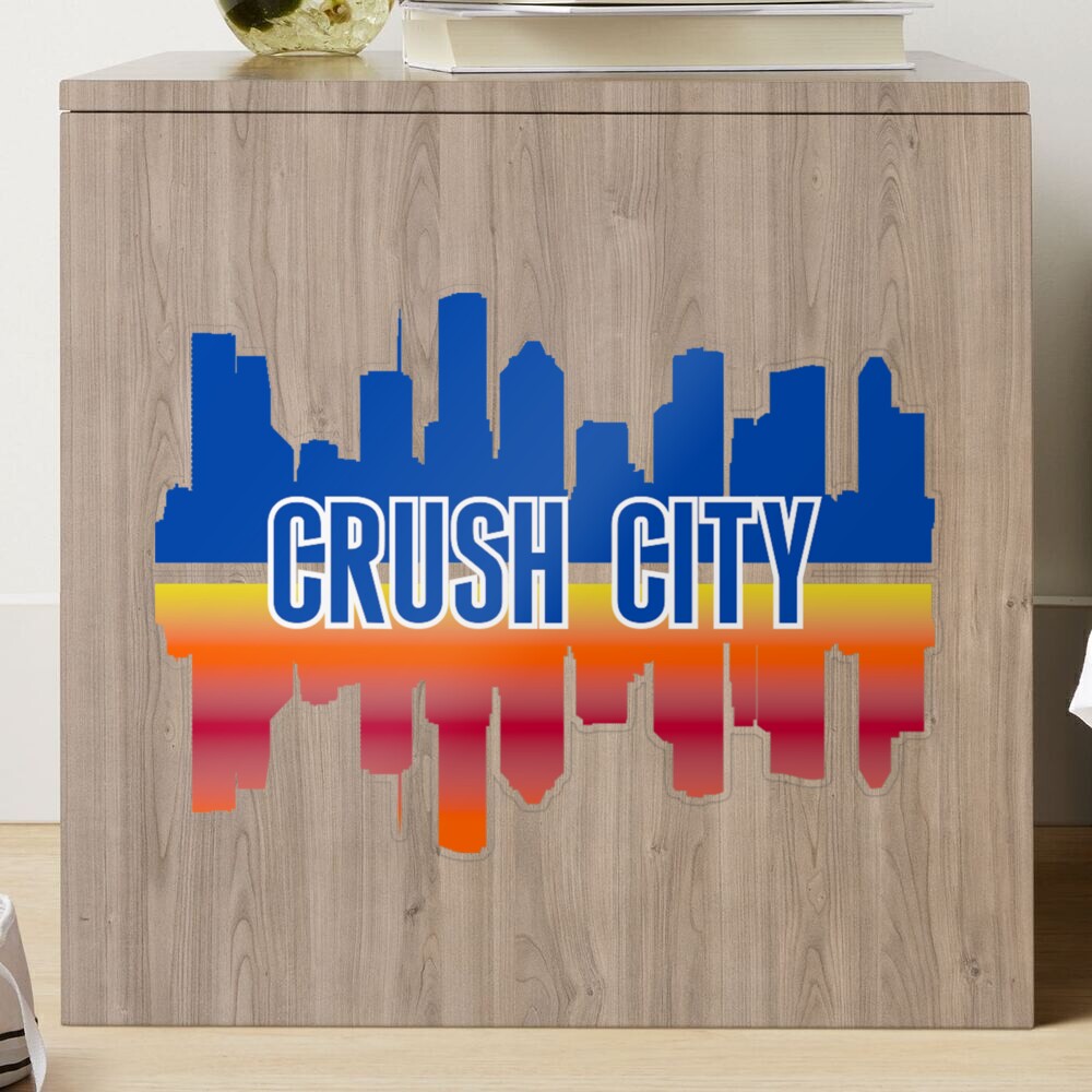 Houston Nickname Crush City Skyline | Art Board Print