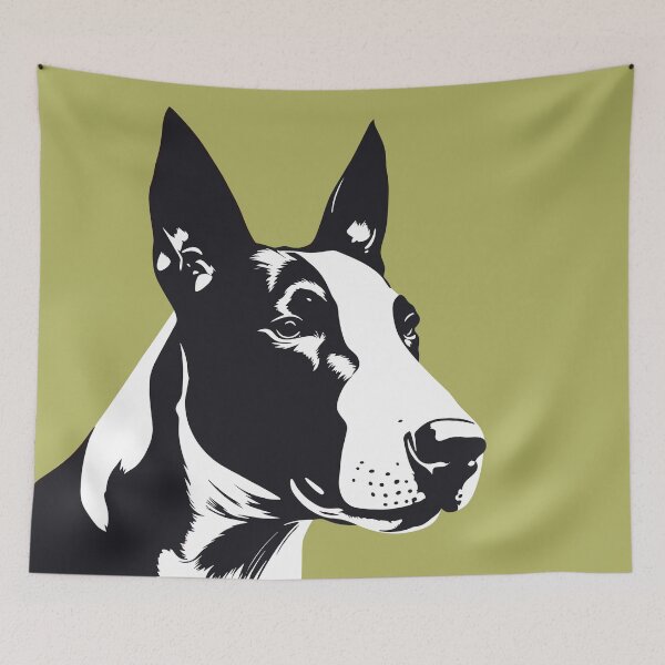 Item preview, Bull terrier face designed and sold by TheHellSong.