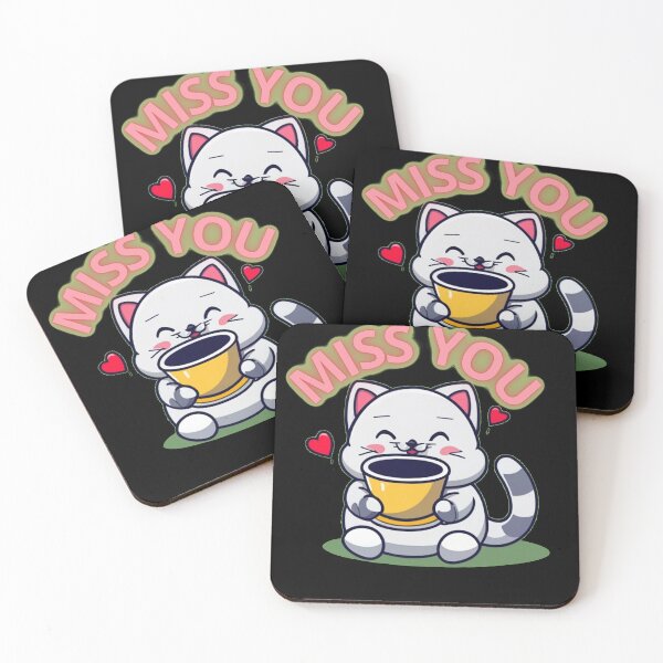 Item preview, Little kitten drinks coffee designed and sold by rayo-art.