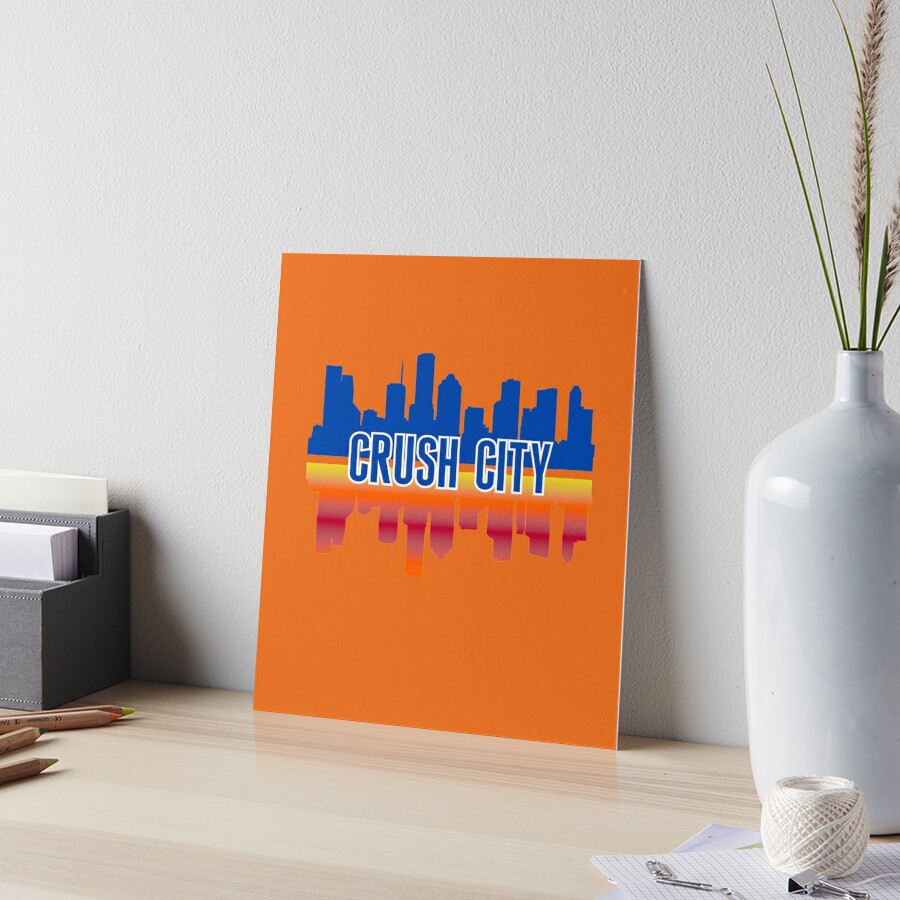 Houston Nickname Crush City Skyline | Poster