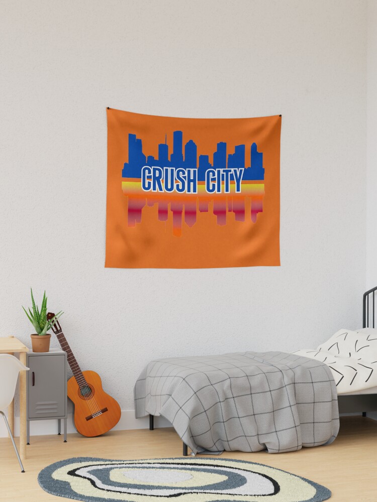 Houston Nickname Crush City Skyline Sticker for Sale by Sport-Your-Gear