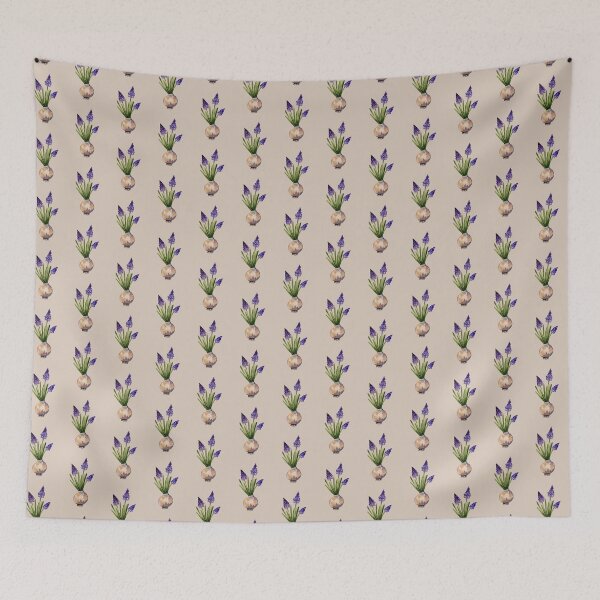 Item preview, Grape Hyacinths Bulb - Watercolour Painting designed and sold by Pattokarts.