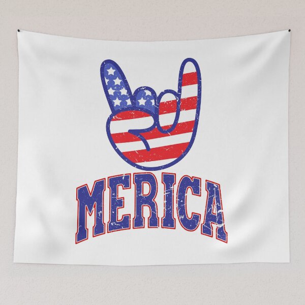 Item preview, Rock Merica I Love America Women Men Costume USA Flag Fourth Of July American Pride designed and sold by shoptshirtswag.