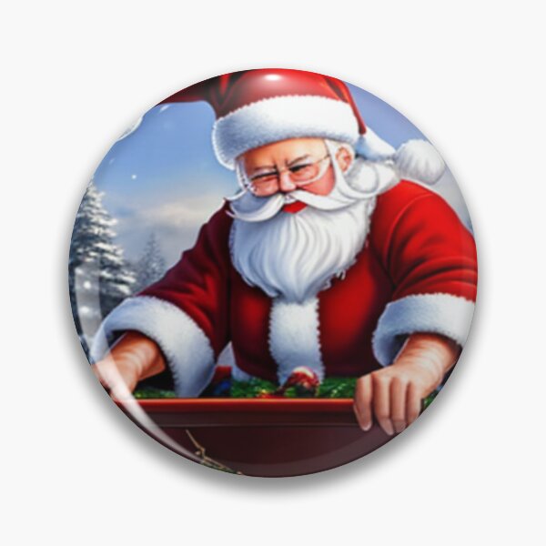 Item preview, Santa Checking His Sleigh designed and sold by KoliBabb.