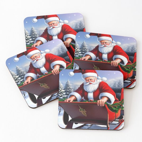 Item preview, Santa Checking His Sleigh designed and sold by KoliBabb.