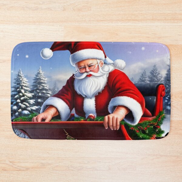 Item preview, Santa Checking His Sleigh designed and sold by KoliBabb.