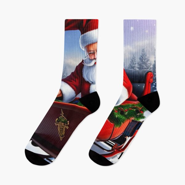 Item preview, Santa Checking His Sleigh designed and sold by KoliBabb.