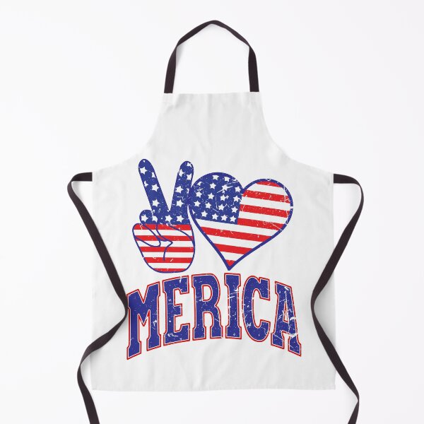 Item preview, Peace Love Merica I Love America Women Men Costume USA Flag Fourth Of July American Pride designed and sold by shoptshirtswag.