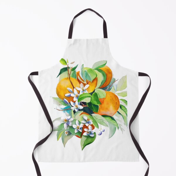Item preview, Art Design of Painted Orange Fruits and Flowers designed and sold by ReelMe.