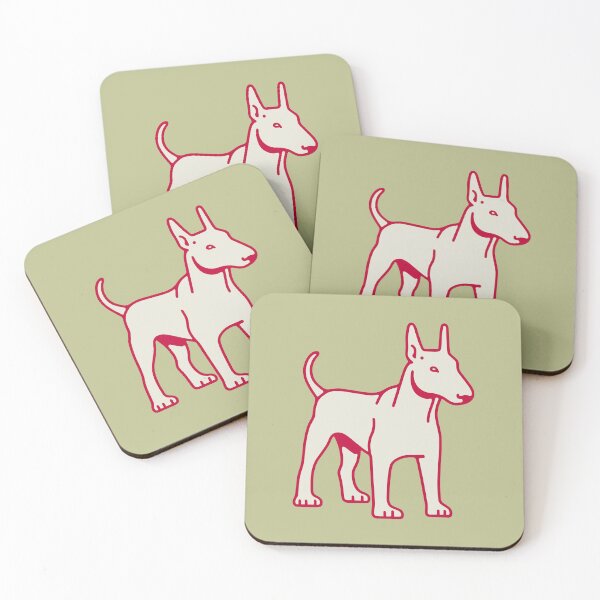 Item preview, Bull Terrier Cartoon Illustration designed and sold by TheHellSong.