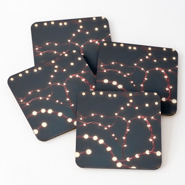 Item preview, Christmas tree lights in the darkness. designed and sold by My-fake-places.
