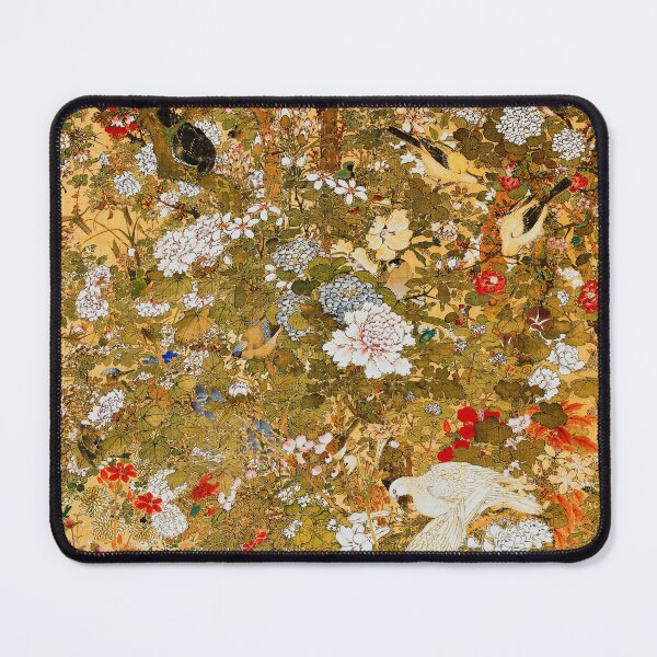 Item preview, Birds, Insects, Flowers by Ueno Setsugaku 19th Century Japan designed and sold by RocketshipRetro.
