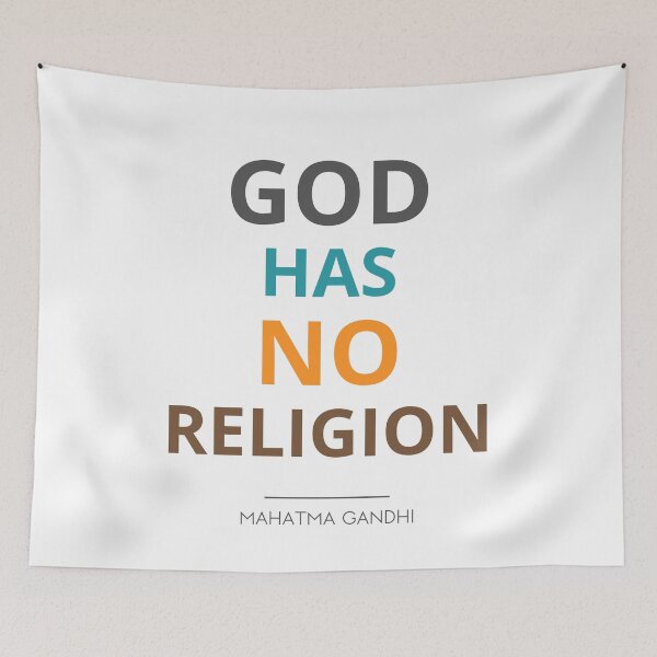 Item preview, “God has no religion.”  Mahatma Gandhi designed and sold by Sketch-Shack.