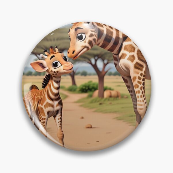 Item preview, Capture the curiosity of a baby giraffe  designed and sold by Chukszy1.