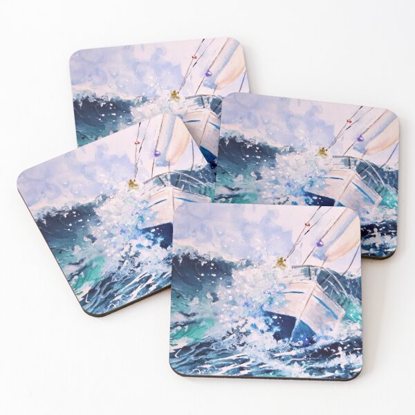Item preview, Art Design of Sailing in Rough Sea designed and sold by ReelMe.