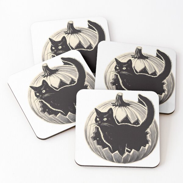 Item preview, Black Cat Halloween Pumpkin designed and sold by HoshiiCreations.
