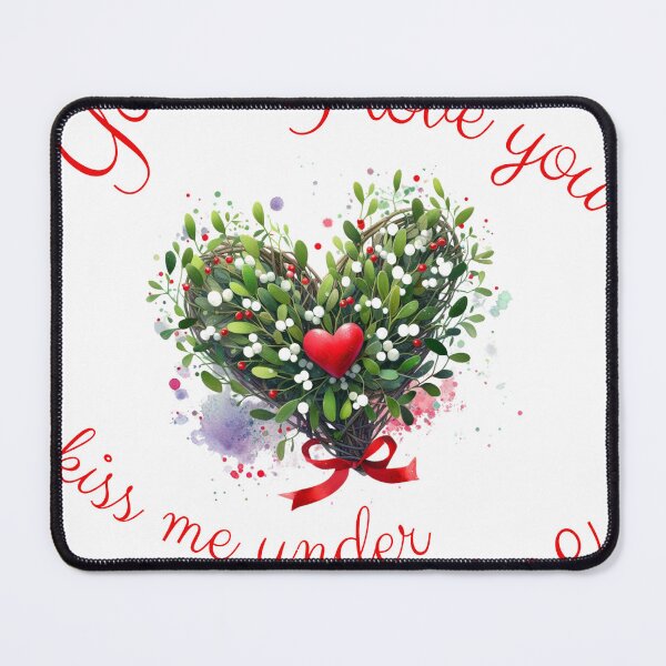 Item preview, Kiss me under mistletoe designed and sold by digitaldraw4you.