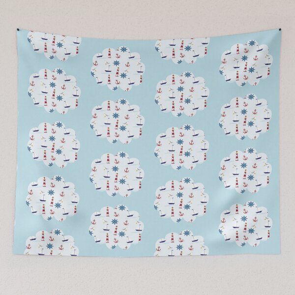 Item preview, Nautical Cloud designed and sold by moonlovedesigns.