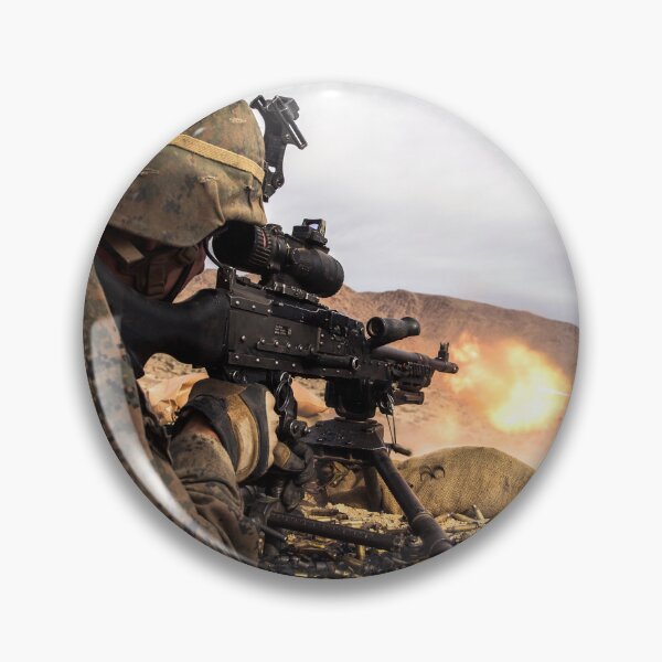 Item preview, STK109652M-U.S. Marine engages targets during a combined arms exercise. designed and sold by StocktrekImages.