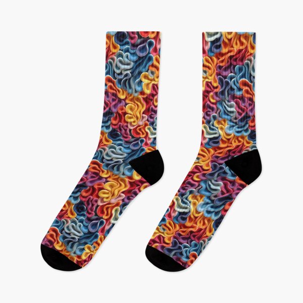 Item preview, Retro design that is reminiscent of floral pop art motifs made of fabric, wool and felt designed and sold by Pflugart.