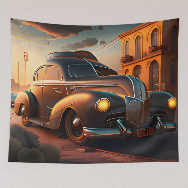 Item preview, Classic car pictures, wall art designed and sold by Damrong2532.