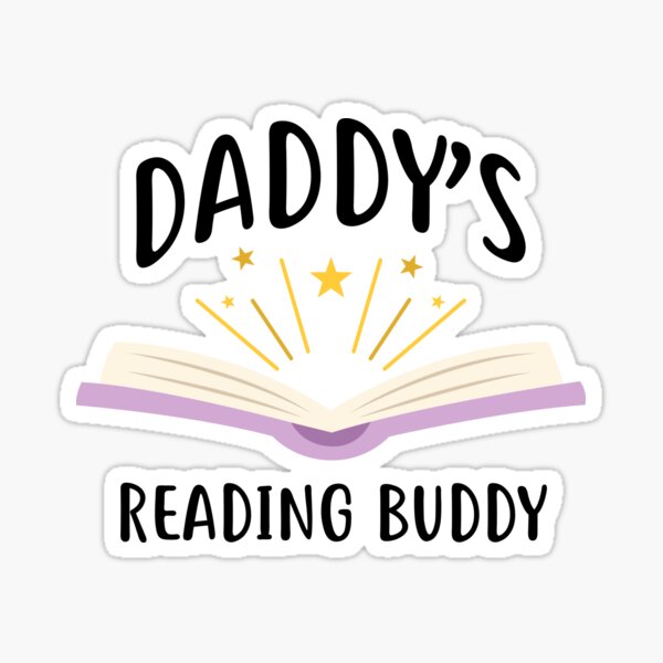 Daddy's Reading Buddy / Trendy Bookish Daddy Reader Gift Ideas and Baby  Bookworm Merch for Kindle Enthusiasts Tbr Mood Reader | Poster