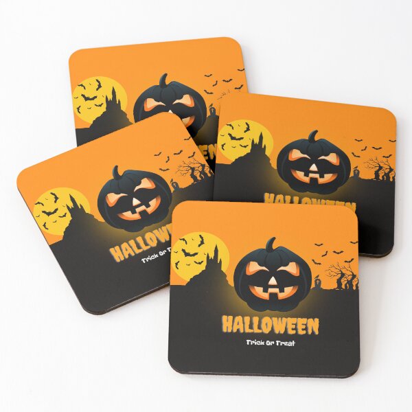 Item preview, Halloween night sceene trick or treat designed and sold by Created by Aia.