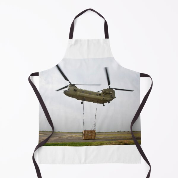 Item preview, STK109649M-A CH-47 Chinook helicopter begins to lift a sling load. designed and sold by StocktrekImages.