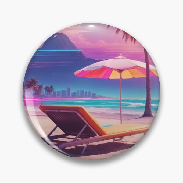 Item preview, 80s retrowave beach chill vacation designed and sold by retrovaporwave.