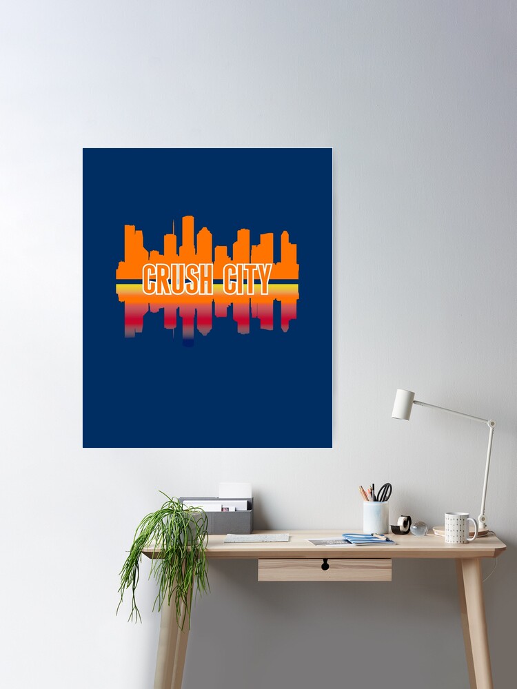 Houston Nickname Crush City Skyline | Tapestry