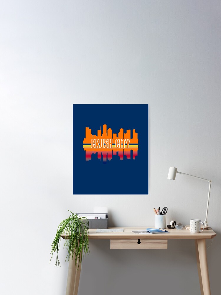 Houston Nickname Crush City Skyline | Tapestry