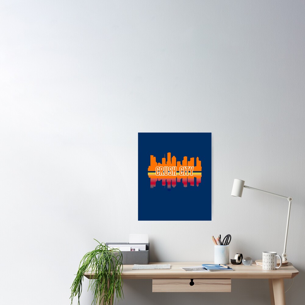 Houston Nickname Crush City Skyline | Tapestry