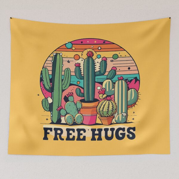 Item preview, Cactus Free Hugs designed and sold by LuckyFamily.