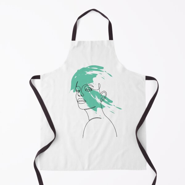 Item preview, Linear outline of a beautiful woman with brushstroke designed and sold by ElenaKud.